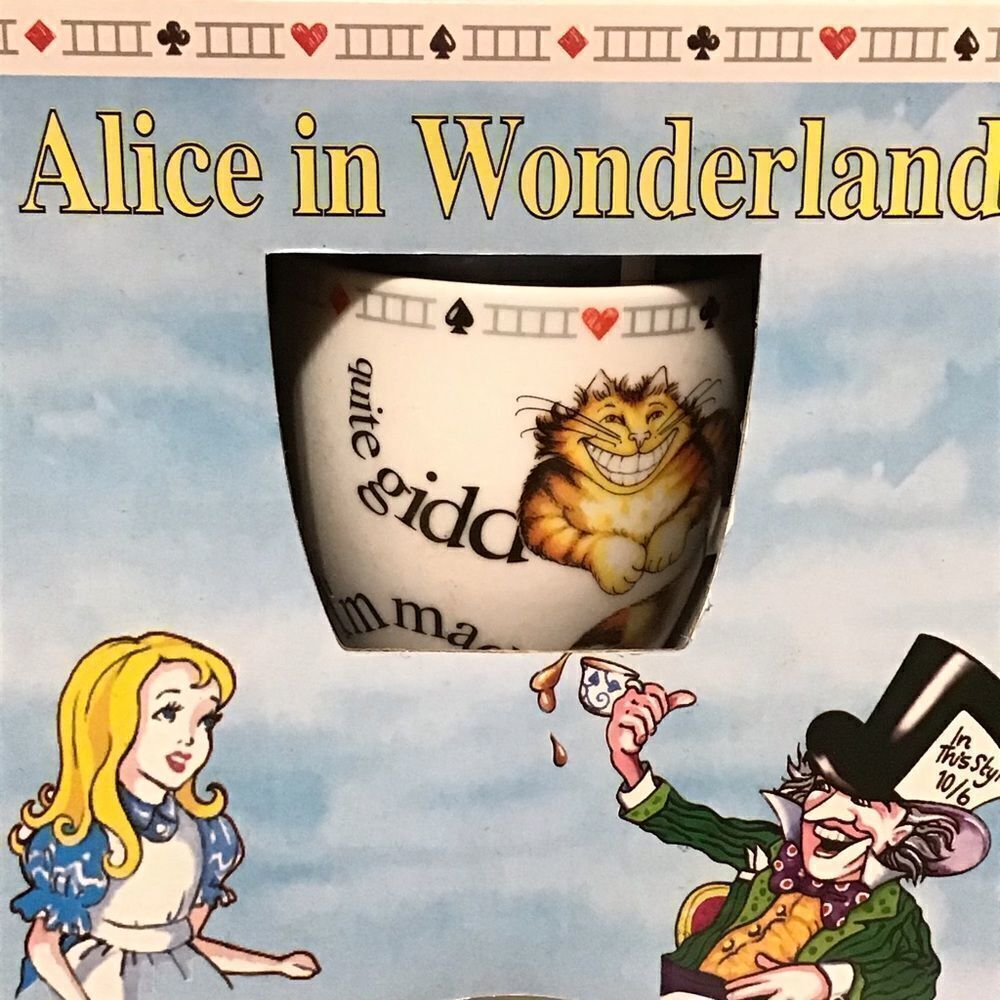 Alice In Wonderland Mug and Bowl Set NEW‎ - Picture 2 of 9
